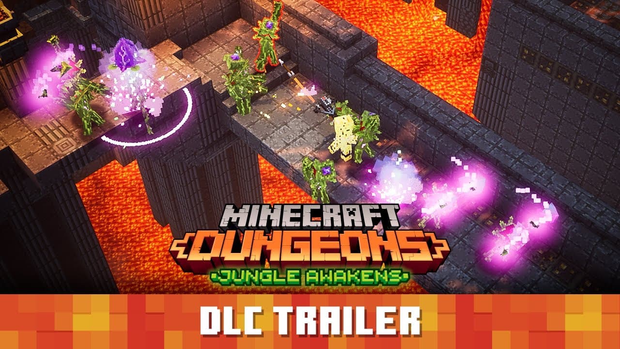 Minecraft Dungeons : "L'éveil de la jungle" trailer de lancement