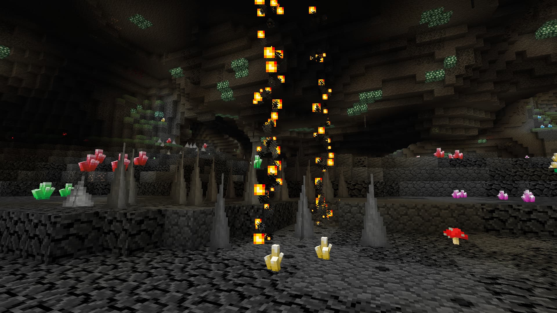 What is the title of this picture ? Minecraft Cave Update - Mod - 1.14.4 → 1.15.2 - Minecraft.fr