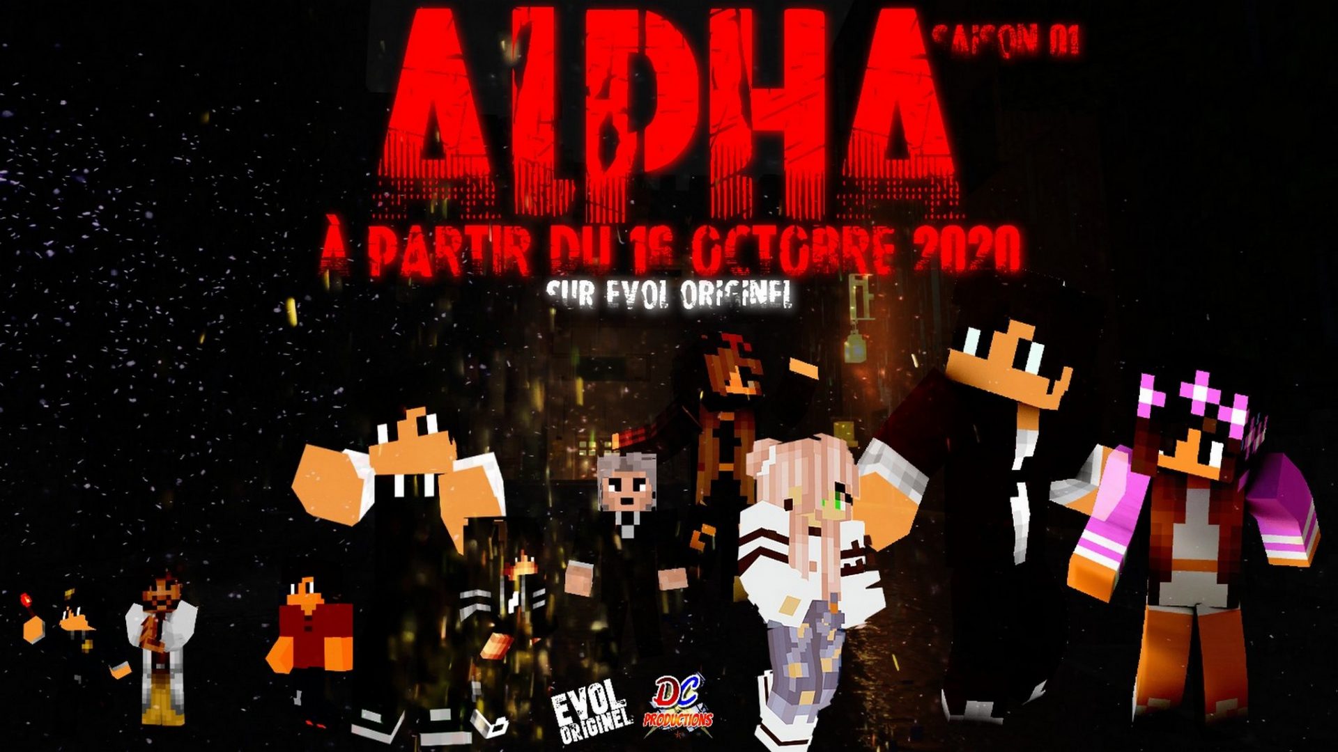 Alpha, une série Minecraft d'Evol Originel
