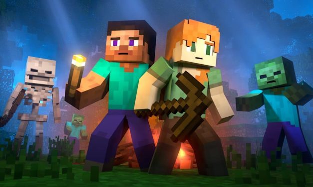 Alex et Steve tentent de survivre à leur première nuit dans Minecraft – Animation Minecraft