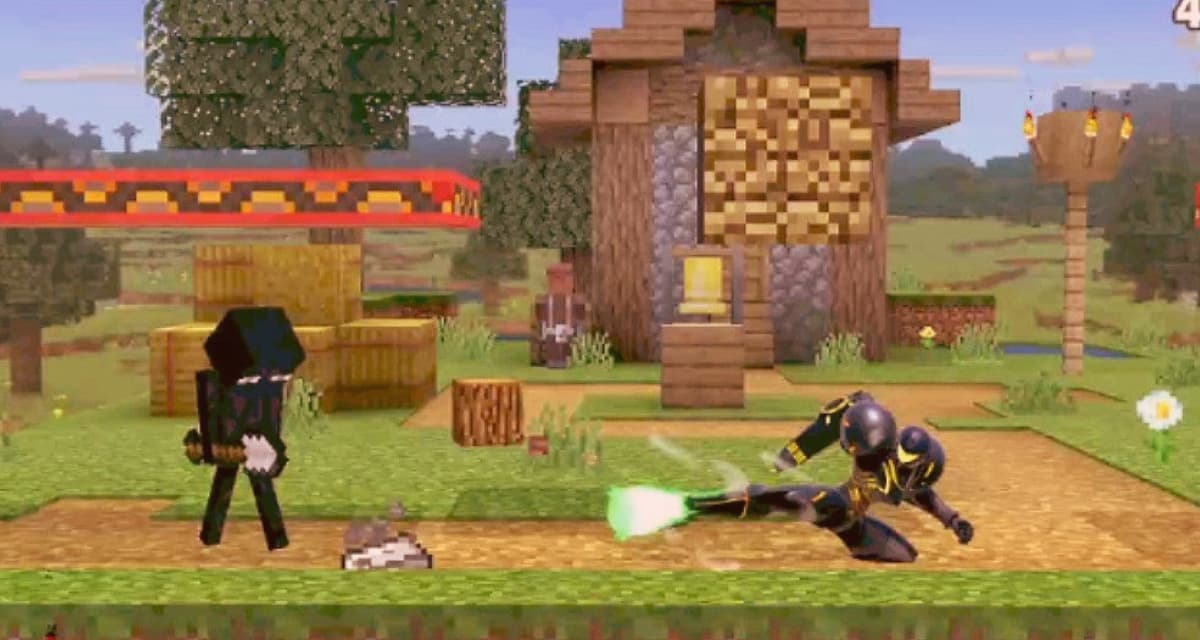 Un bug dans Super Smash Bros Ultimate permet à Steve de Minecraft de tuer instantanément ses ennemis