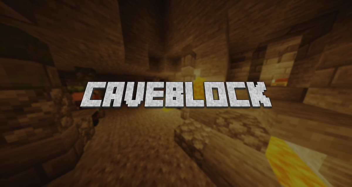 caveblock map minecraft