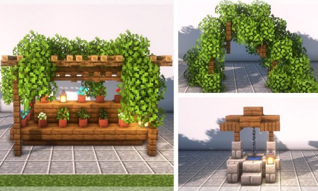 30 astuces de build / décoration de jardin dans Minecraft