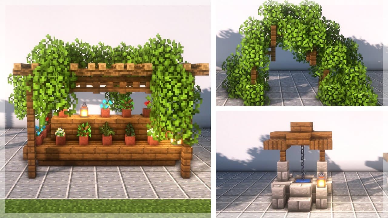 30 Astuces De Build D coration De Jardin Dans Minecraft Minecraft fr