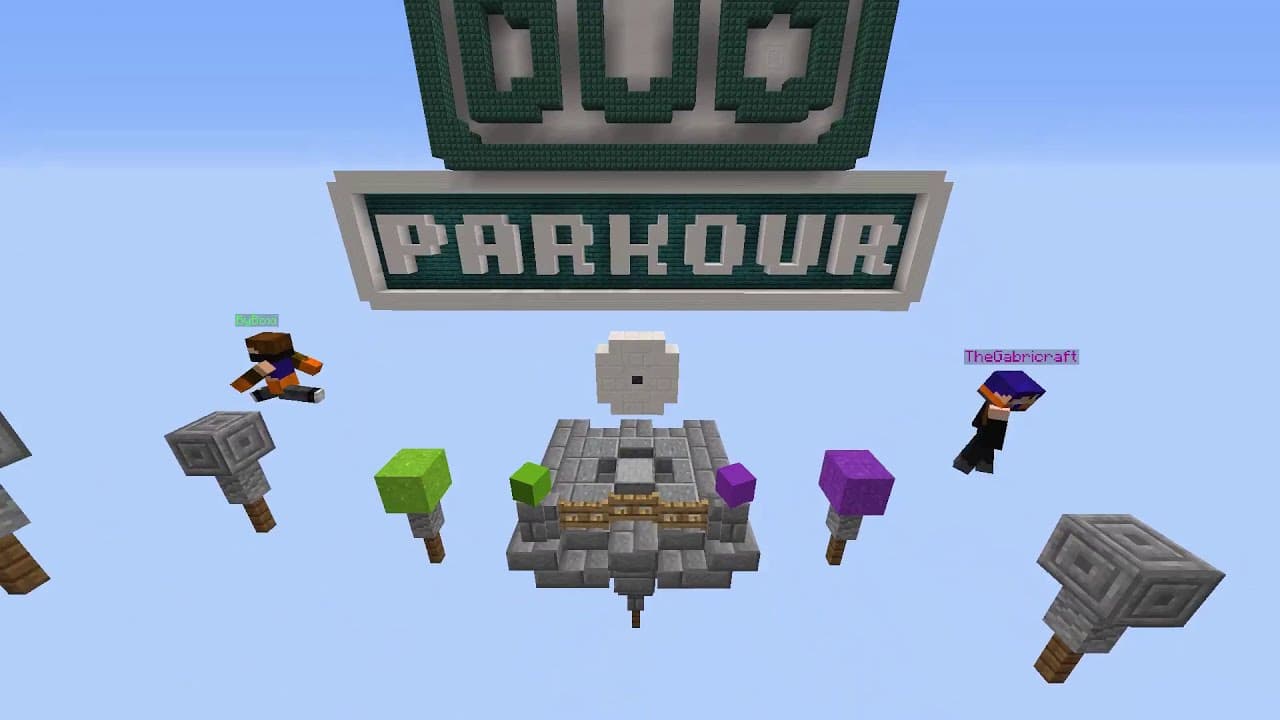 Duo Parkour - Map Minecraft - 1.16