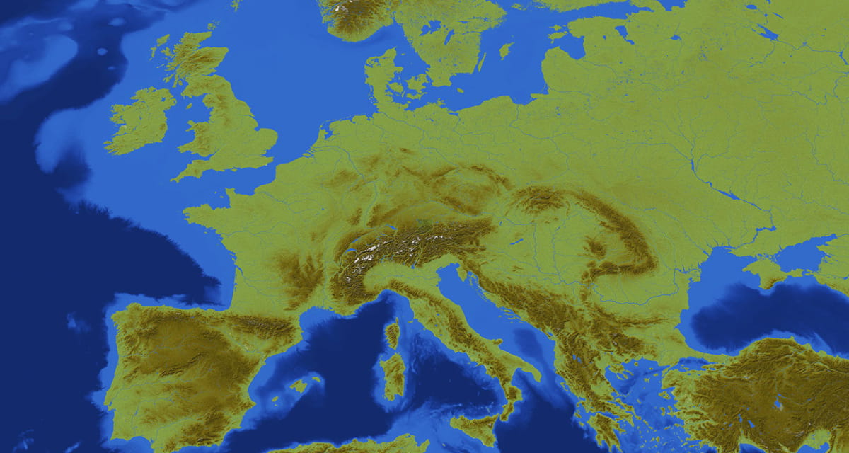 L’Europe à l’échelle 1:230 dans Minecraft – Map Minecraft
