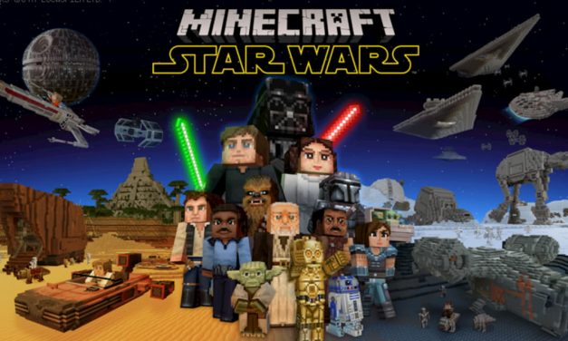 La trilogie Star Wars et The Mandalorian (avec baby Yoda) dans Minecraft