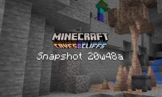 Snapshot 20w48a – Minecraft 1.17 : testez les stalactites et stalagmites