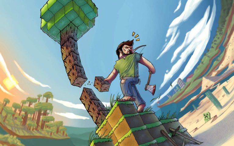 Wallpaper engine обои minecraft