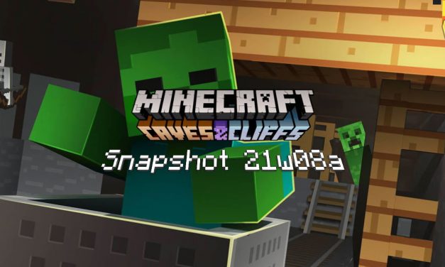 Snapshot 21w08b – Minecraft 1.17 : nouvelle génération et nouveau design des minerais