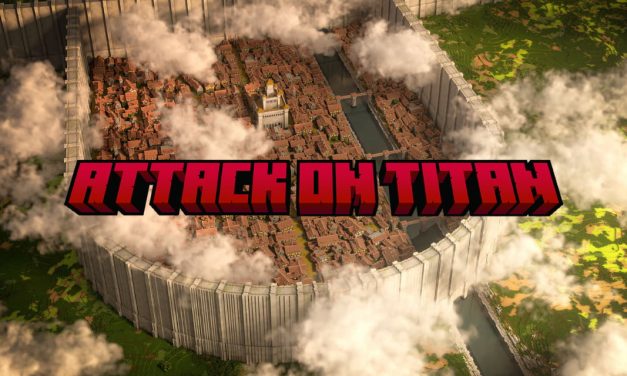 Le District de Shiganshina de l’Attaque des Titans dans une map Minecraft