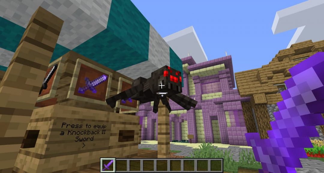 Fléau des arthropodes / Bane of Arthropods Enchantement Minecraft ※ Minecraft.fr