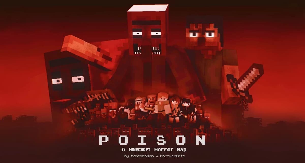 poison map minecraft horreur