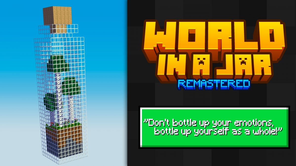 world in a jar map minecraft remastered