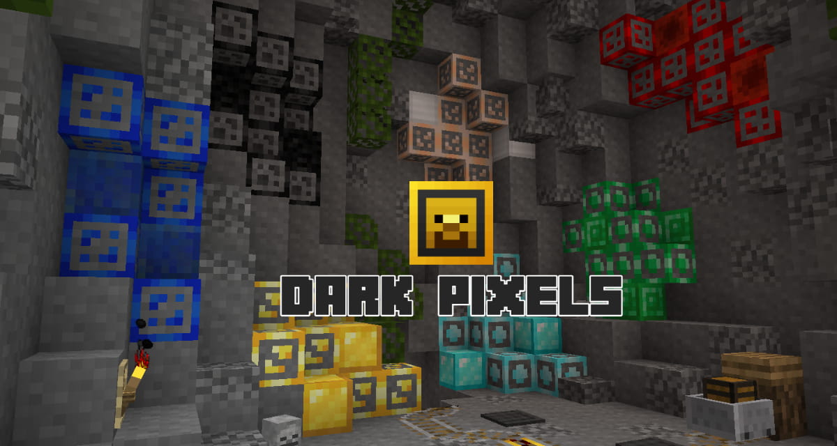 Dark Pixels - Pack de Texture PvP - 1.6.4 / 1.7.10 / 1.8.9