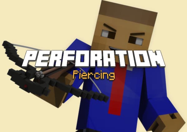 Perforation / Piercing – Enchantement Minecraft