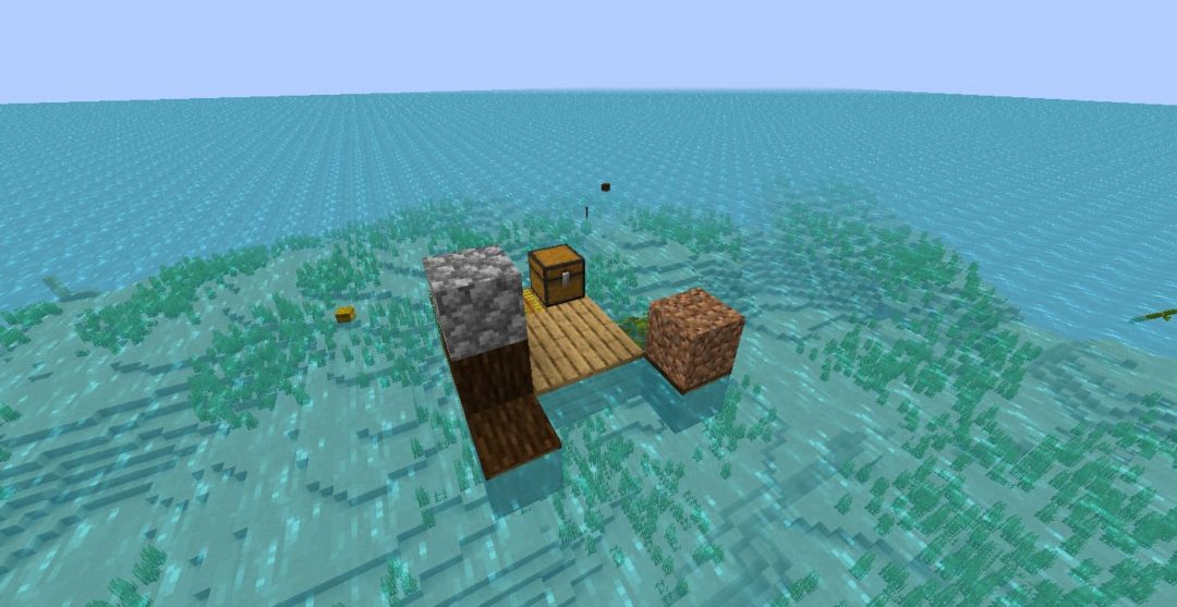 raft survival in minecraft