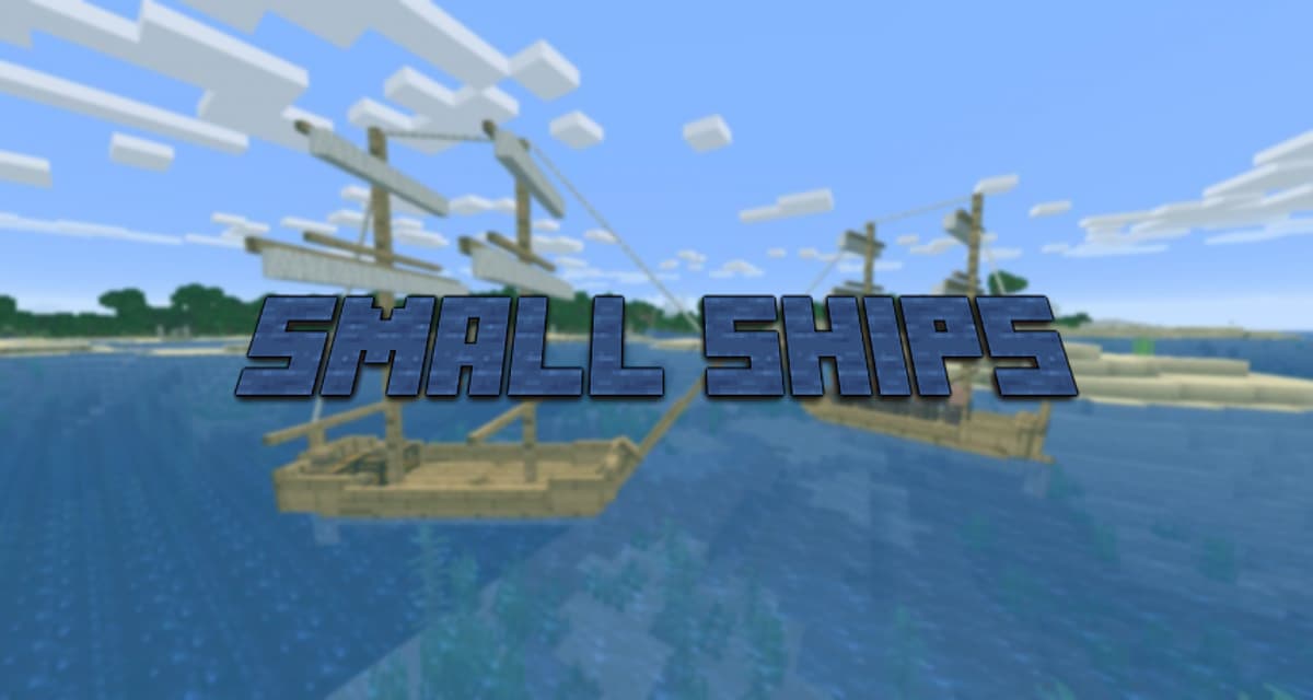 Small Ships – Mod Bateau – 1.16.5