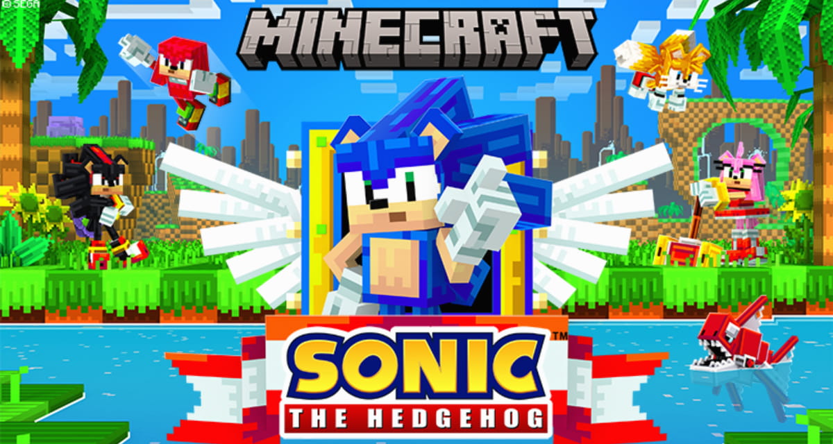 Sonic débarque sur Minecraft Bedrock en DLC
