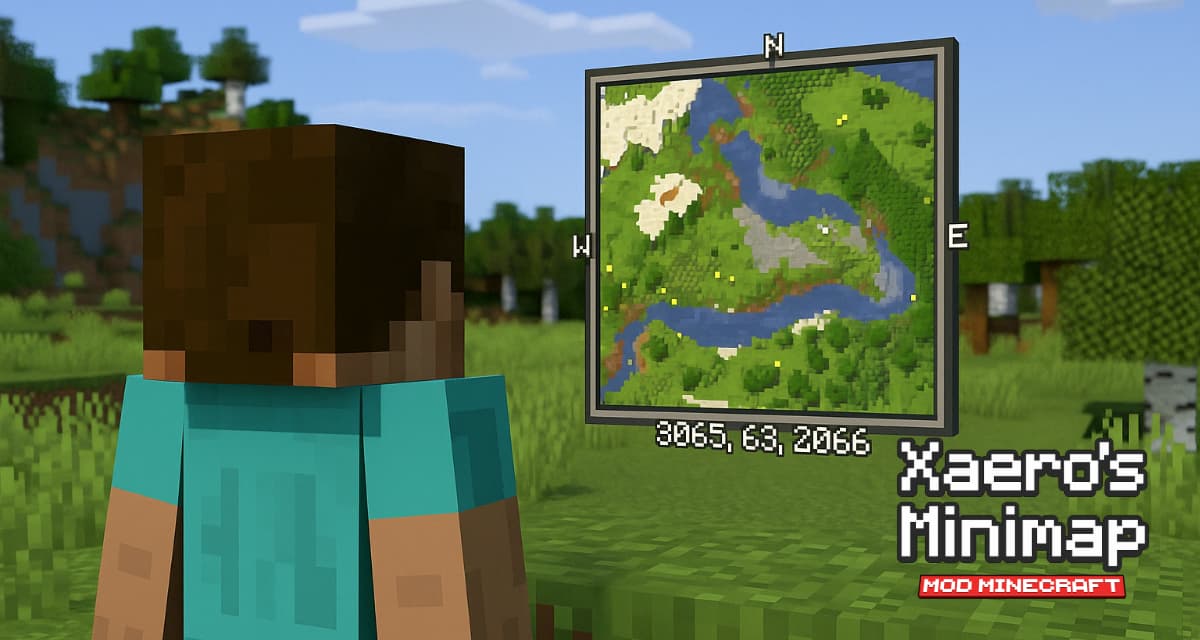 Xaero’s Minimap : Mini-carte complète et configurable – Mod Minecraft-  1.7.10 → 1.21.5