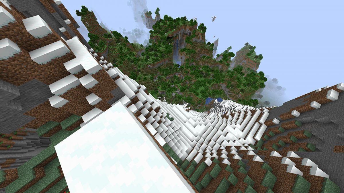 Biome montagne enneigées Minecraft 1.18