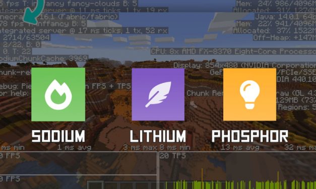Sodium, Lithium et Phosphor – 3 mods pour optimiser Minecraft – 1.15.2 → 1.20.4