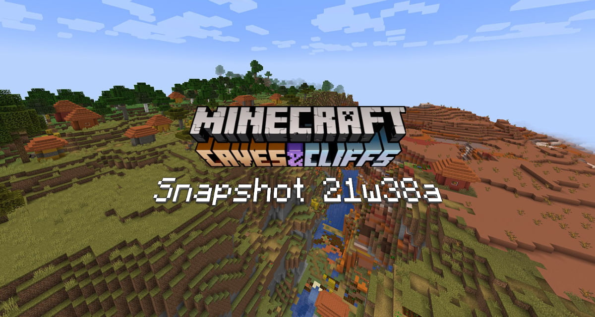 Snapshot 21w38a – Minecraft 1.18 : correction de bugs