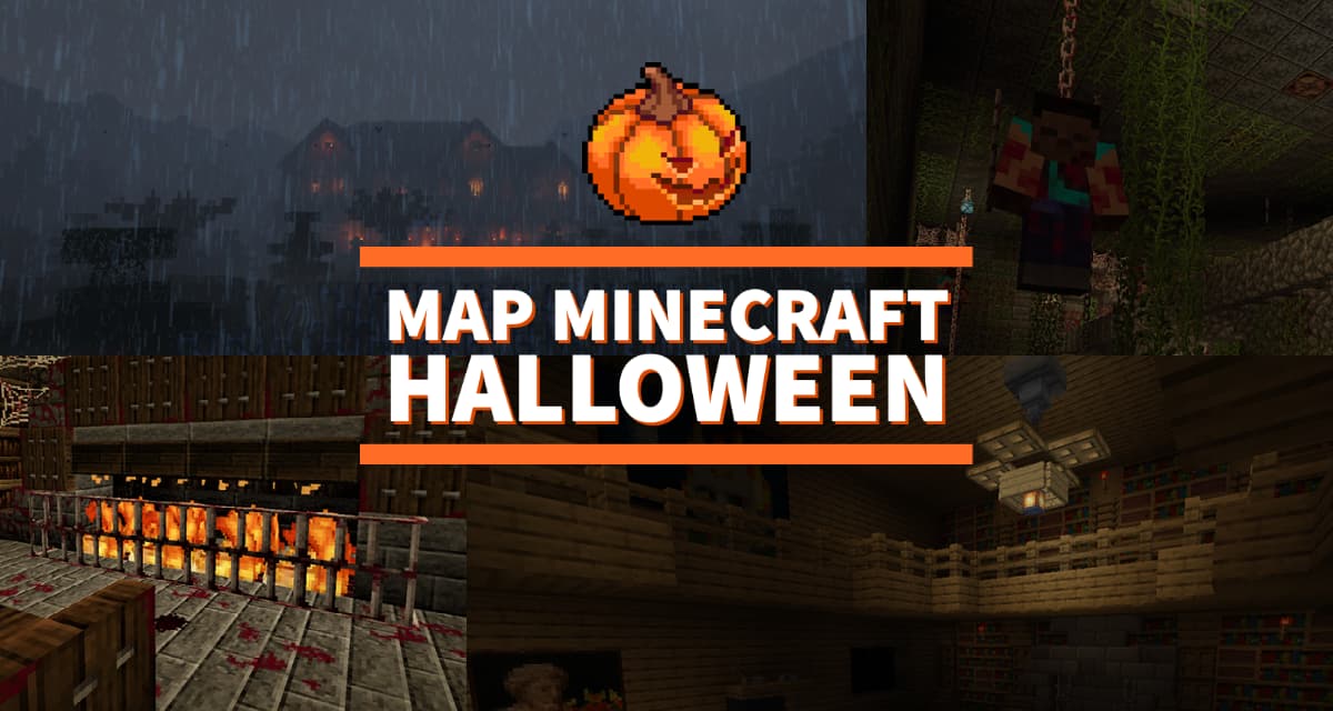 map minecraft halloween