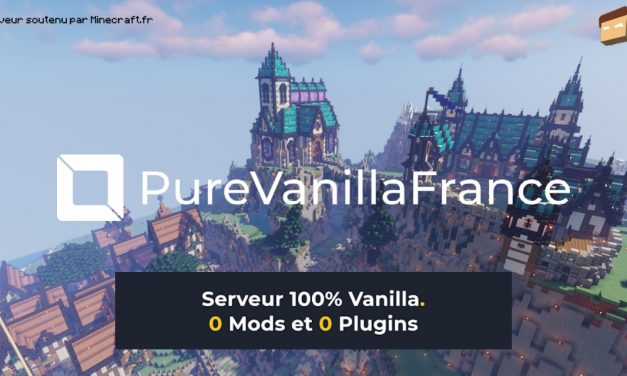 PureVanillaFrance – Serveur Minecraft Survie Vanilla