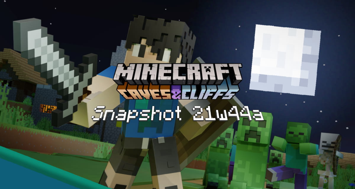 Snapshot 21w44a – Minecraft 1.18 : génération du monde sous les chunks existants