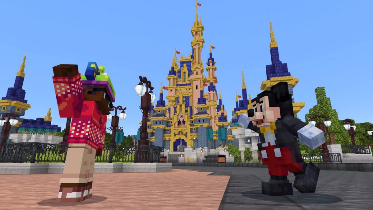 Minecraft Walt Disney Magic Kingdom Adventure Mikey