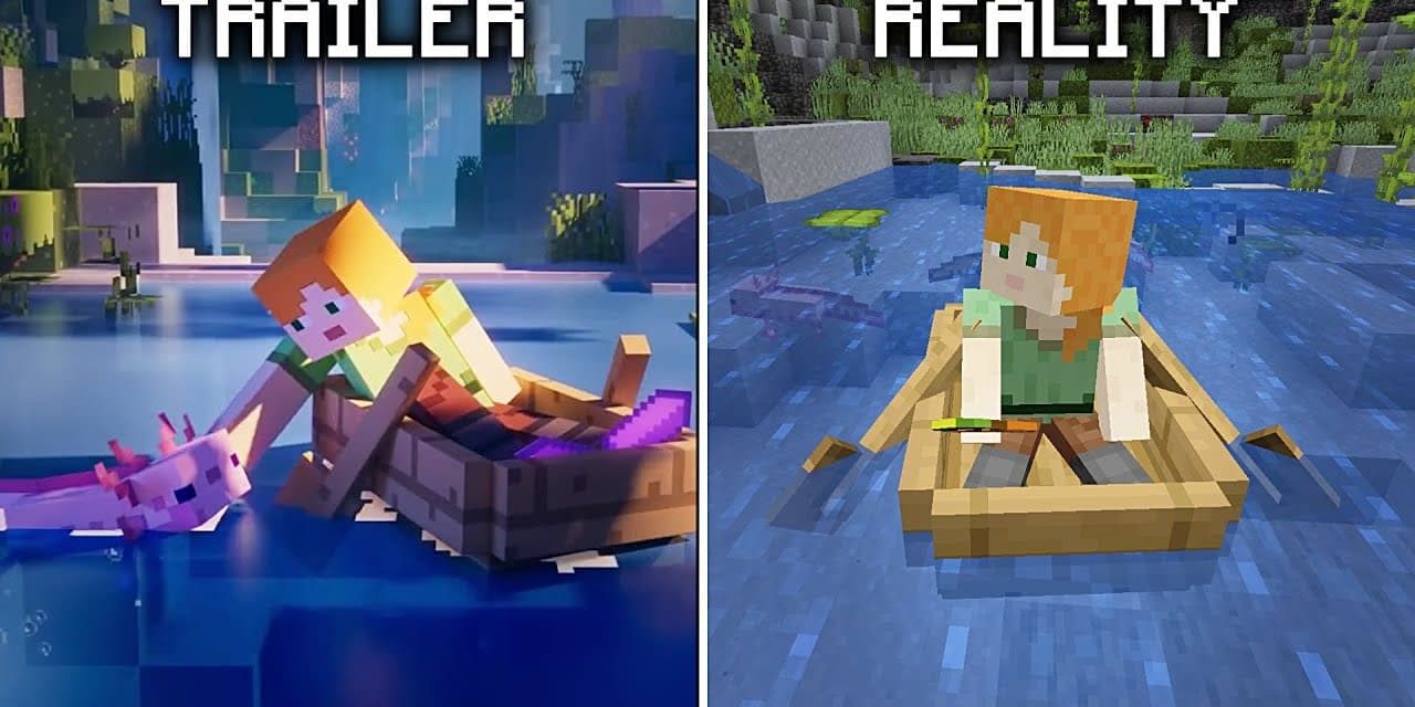 Minecraft 1.18 : Trailer VS Réalité
