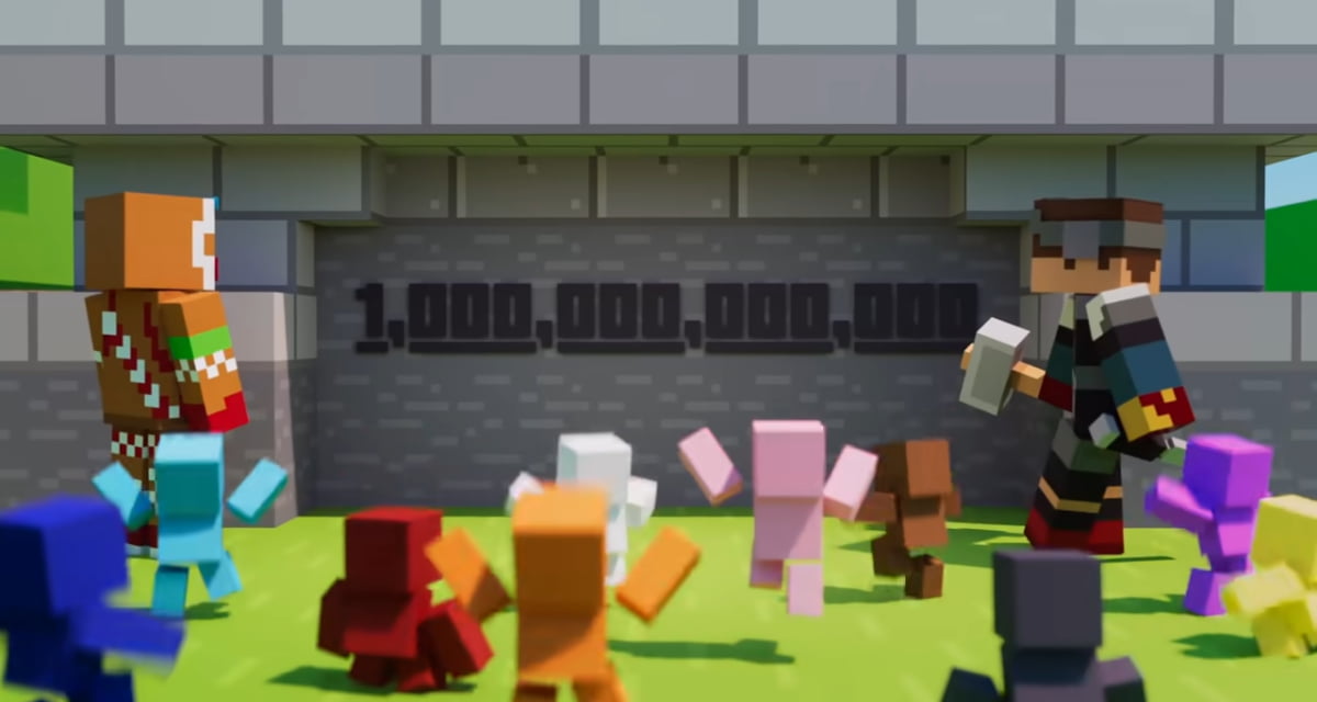 Minecraft : le 1er jeu à dépasser le billion de vues sur Youtube