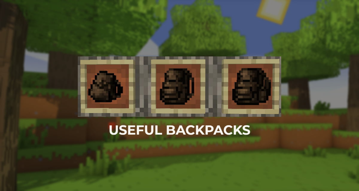 Useful Backpacks – Mod – 1.10.2 → 1.18.1