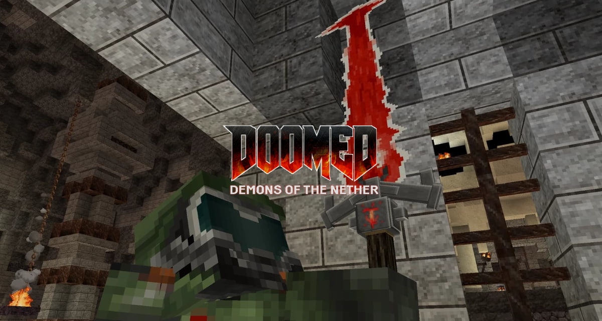 Cette nouvelle map Minecraft transforme le jeu en DOOM