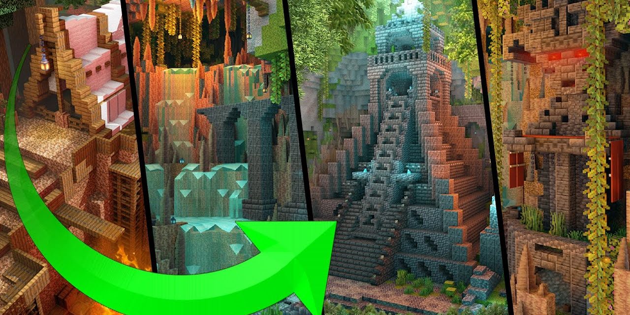 L’épique transformation d’une caverne luxuriante dans Minecraft