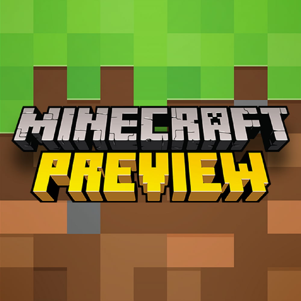 minecraft preview logo