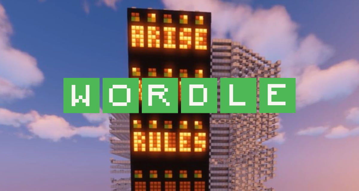 Un joueur a recréé le jeu Wordle dans Minecraft avec de la redstone