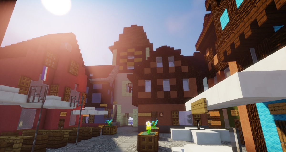 Ville de Turckheim dans Minecraft maison
