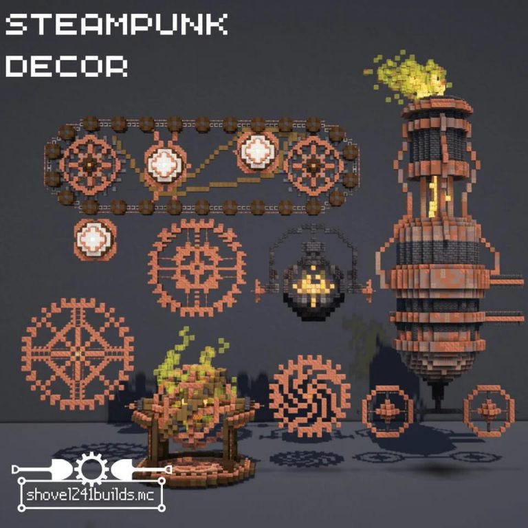 Decor Steampunk Minecraft 768x768 
