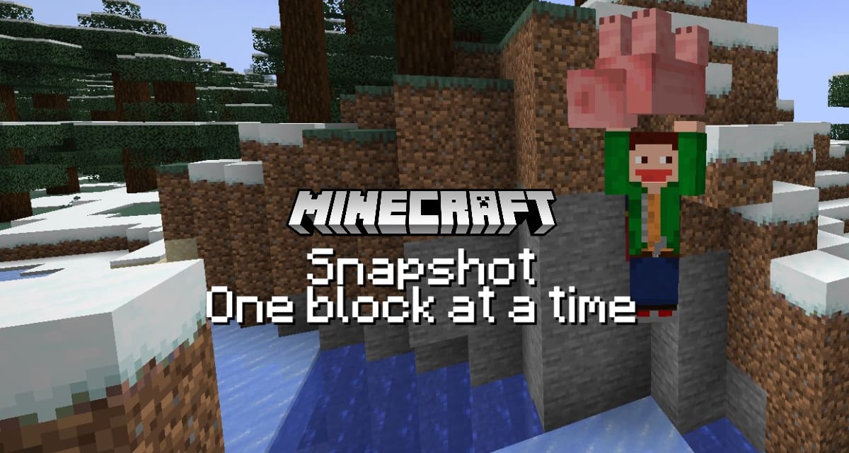 Minecraft : la mise à jour “One Block At a Time” supprime l’inventaire et apporte des changements inattendus