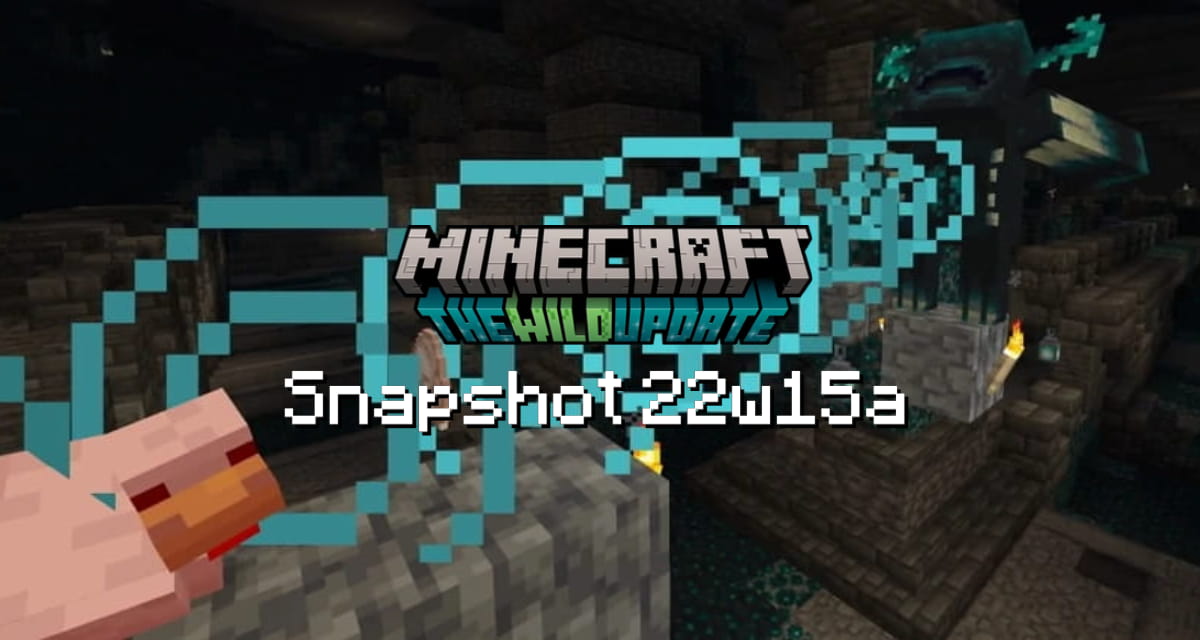 Snapshot 22w15a – Minecraft 1.19 : attaque sonique à distance du Warden !