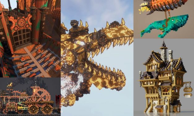 28 astuces de build / construction Steampunk dans Minecraft