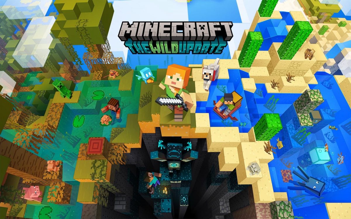 L'artwork officiel de la mise à jour 1.19 de Minecraft