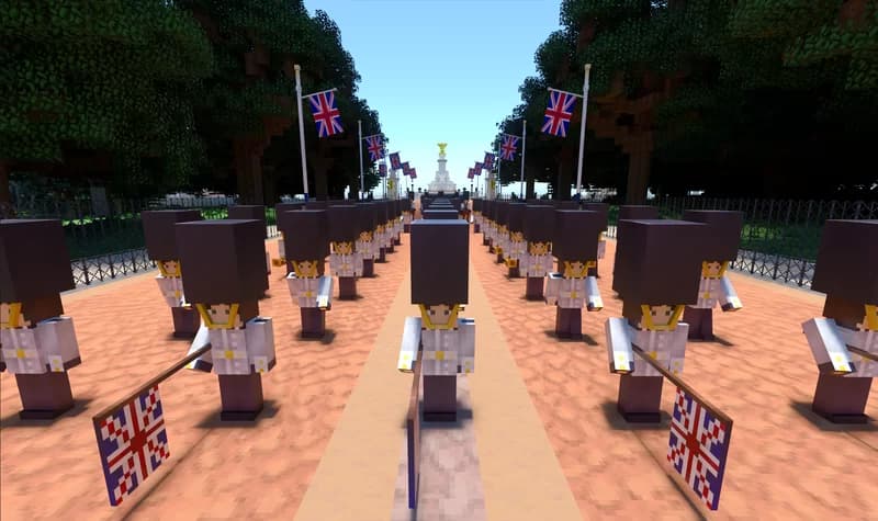 Minecraft et NVIDIA célèbrent les 70ans de règne d’Elizabeth II