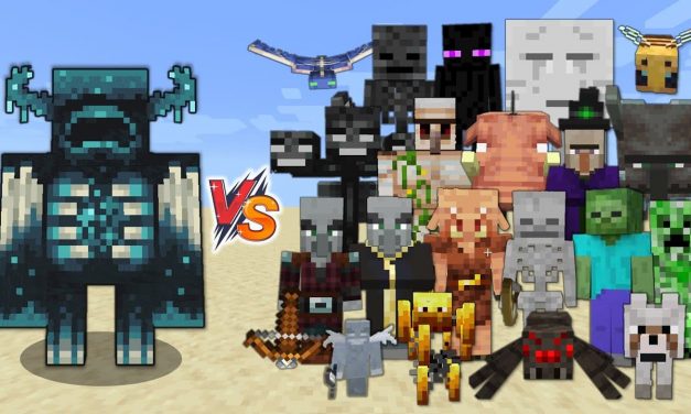 Vidéo – Le Warden contre tous les autres mobs de Minecraft