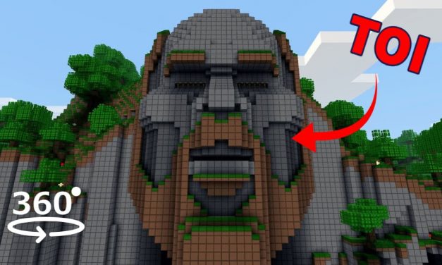 POV : tu es “The Temple of Notch” dans Minecraft