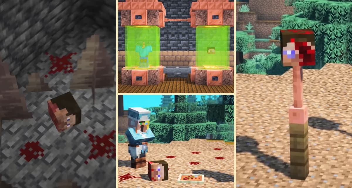 Minecraft : 13 façons de donner l’impression que Steve est mort
