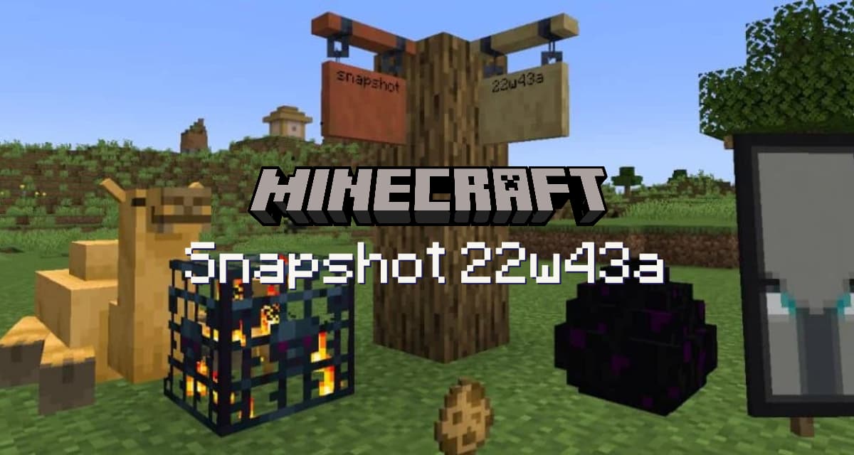 Snapshot 22w43a – Minecraft 1.19.3 / 1.20 : à la découverte des dromadaires !