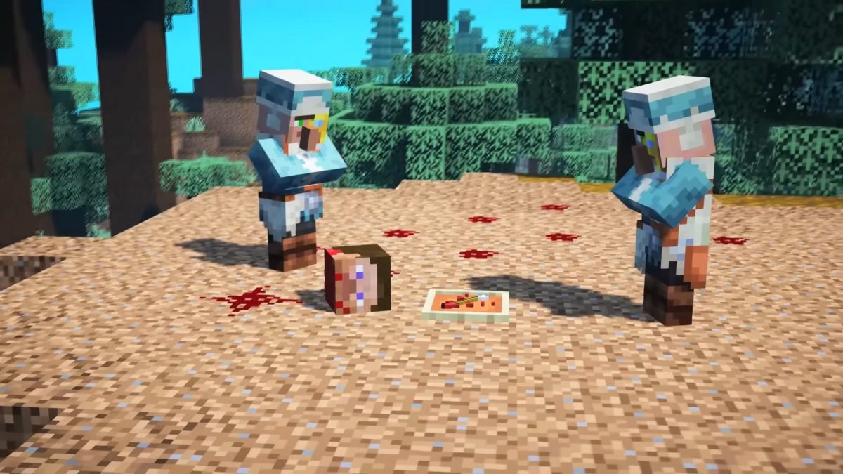 Steve Minecraft mort scène crime